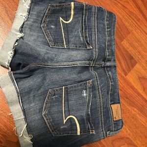 American Eagle Midi Jean Shorts Size 4